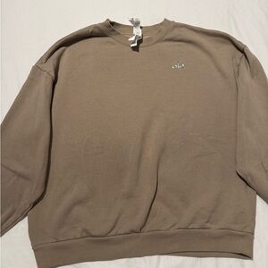 Alo Accolade crew neck pullover - Gravel
